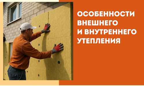 Какие особенности внешнего и внутреннего утепления в Скопине