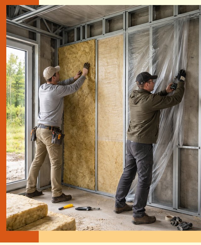 Утепление дома из ЛСТК в Скопине с гарантией качества и эффективности