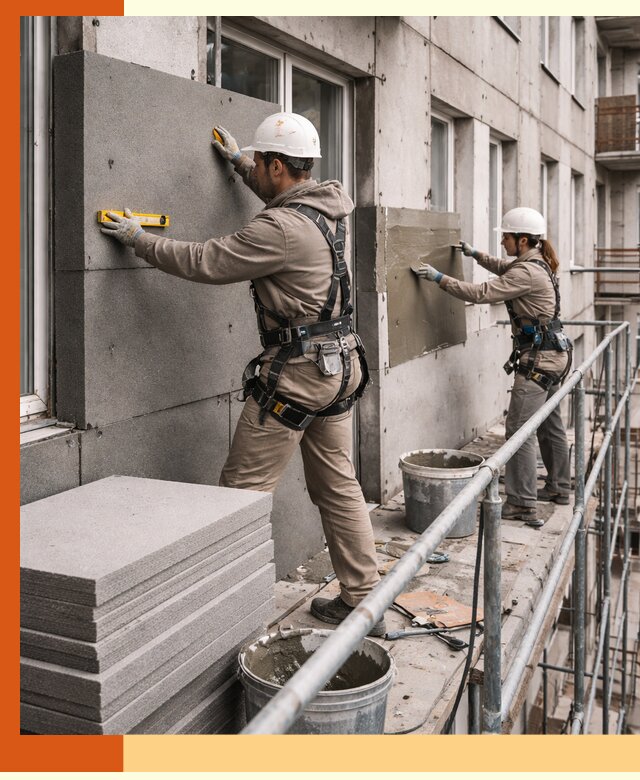 Утепление квартиры снаружи под ключ в Скопине