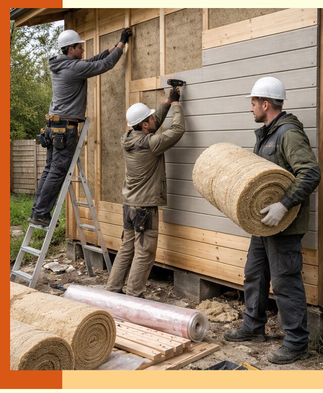 Утепление бани снаружи в Скопине профессионально и надежно