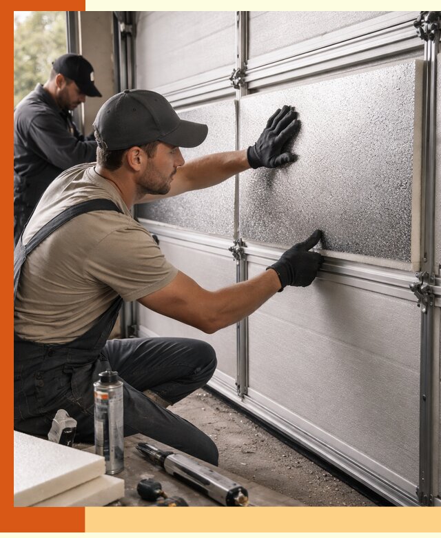 Утепление гаражных ворот в Скопине качественно и надежно