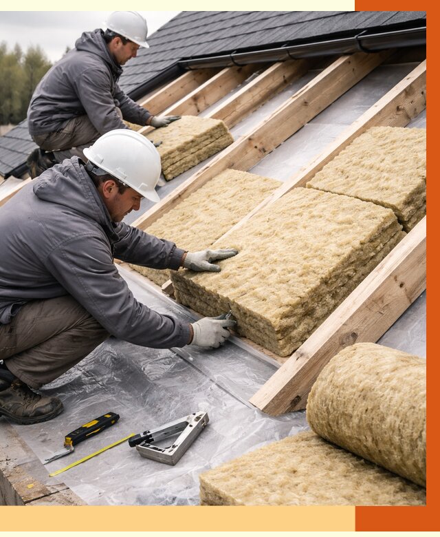 Утепление крыши в Скопине от 1928 руб./м2 — комплексное утепление кровли | ТепломастерСкп