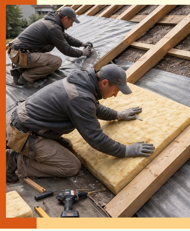 Профессиональное утепление крыши в Скопине качественно и надежно