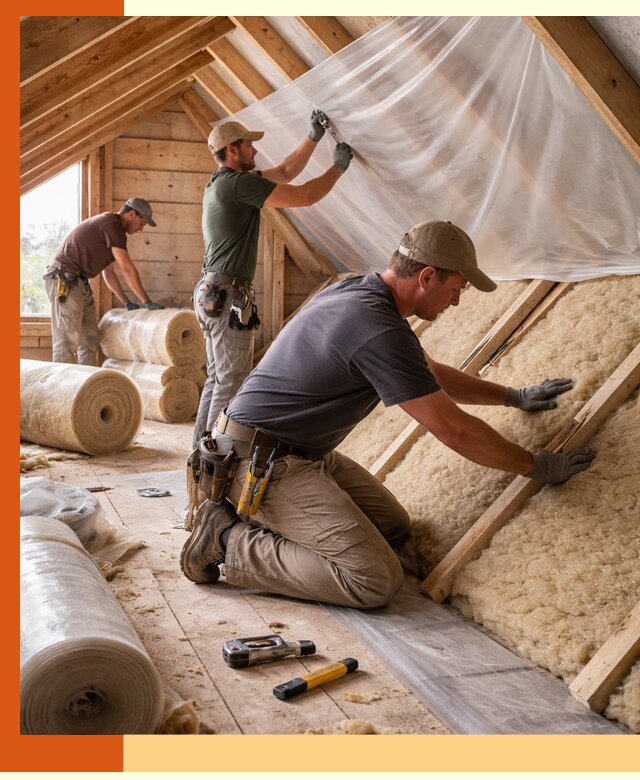 Утепление крыши изнутри в Скопине: профессионально и надежно