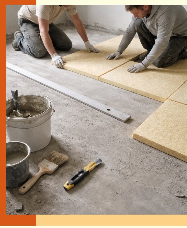 Утепление бетонного пола в Скопине профессионально и недорого