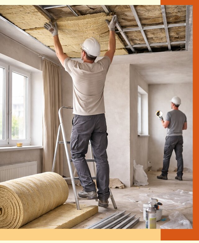 Утепление потолка в частном доме в Скопине от 990 руб./м² — работы под ключ | ТепломастерСкп