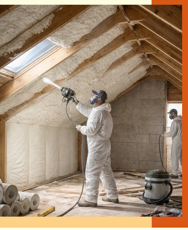 Утепление мансарды ППУ в Скопине от 2866 руб./м² — заказать под ключ | ТепломастерСкп