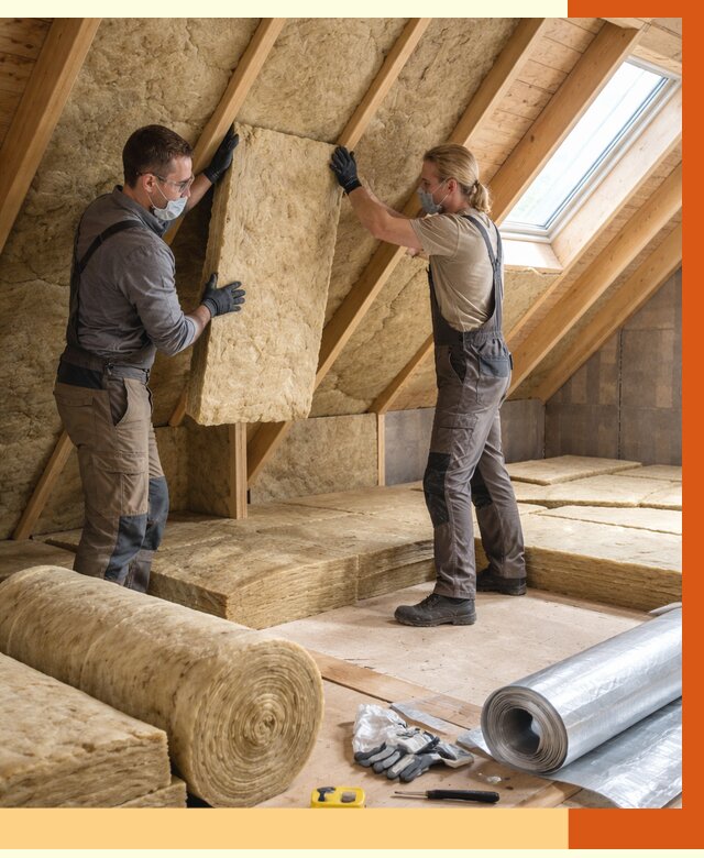 Утепление мансарды минватой в Скопине от 4377 руб./м2 — монтаж и пароизоляция | ТепломастерСкп
