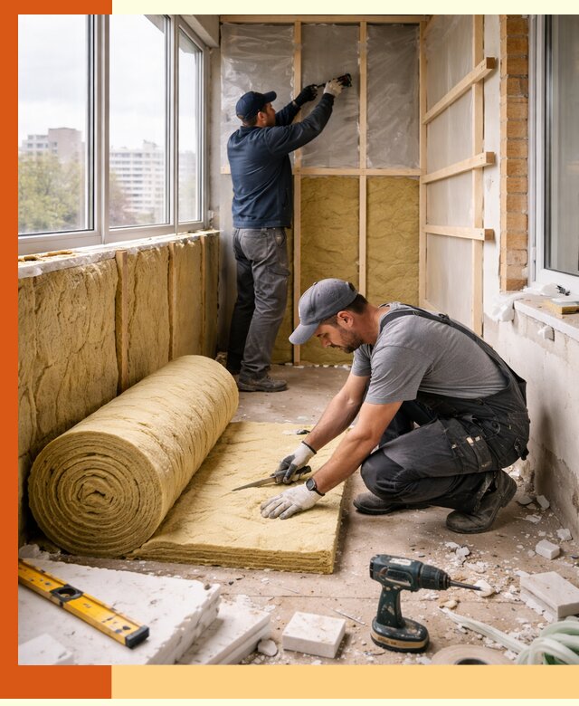 Утепление балкона под ключ в Скопине качественно и быстро