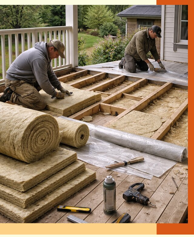 Утепление террасы в Скопине от 4377 руб./м2 — утеплить террасу под ключ | ТепломастерСкп