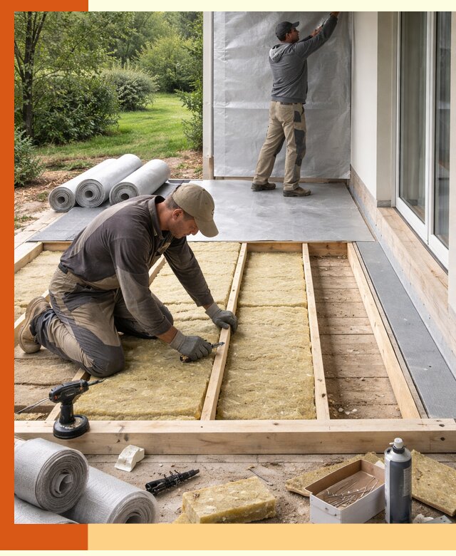 Утепление террасы в Скопине — тепло и защита круглогодично