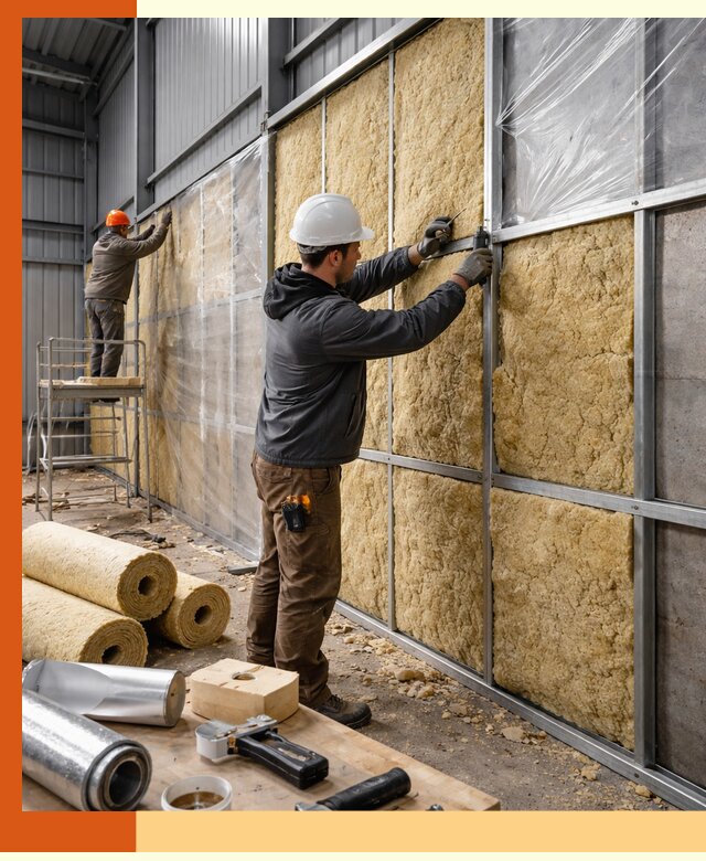 Утепление ангара в Скопине — профессиональная теплоизоляция помещений