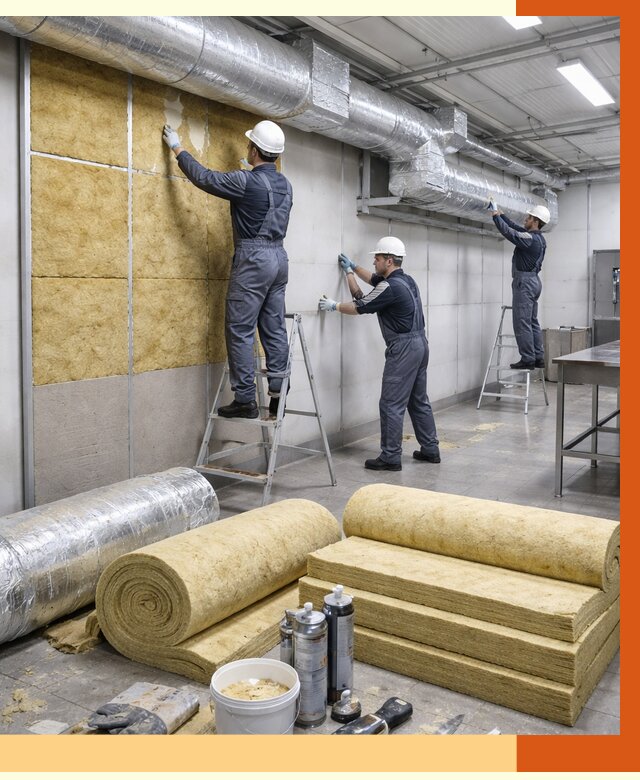 Утепление пищевого цеха в Скопине от 13026 руб./м² — комплексно под ключ | ТепломастерСкп