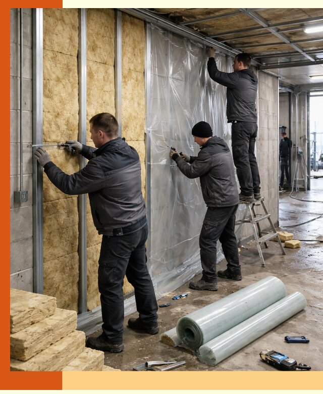 Профессиональное утепление автомойки в Скопине для любого типа помещений