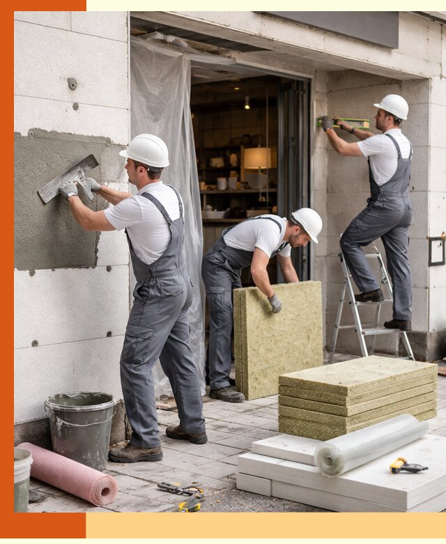 Утепление кафе в Скопине: профессиональная теплоизоляция и монтаж