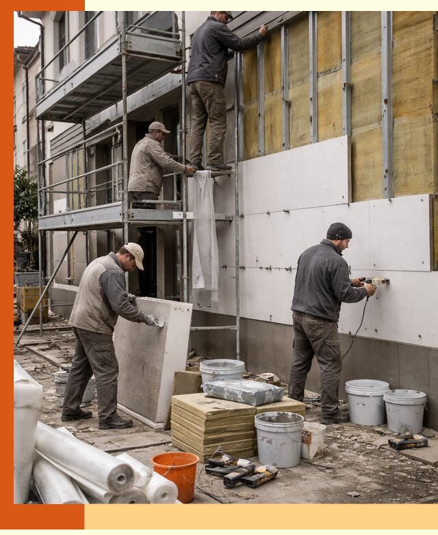 Утепление гостиницы под ключ в Скопине с гарантией качества