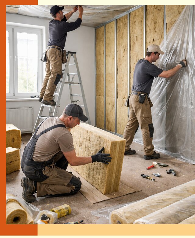 Утепление офисных помещений под ключ в Скопине