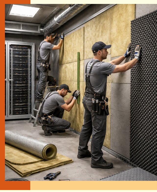 Утепление серверной комнаты профессионально в Скопине