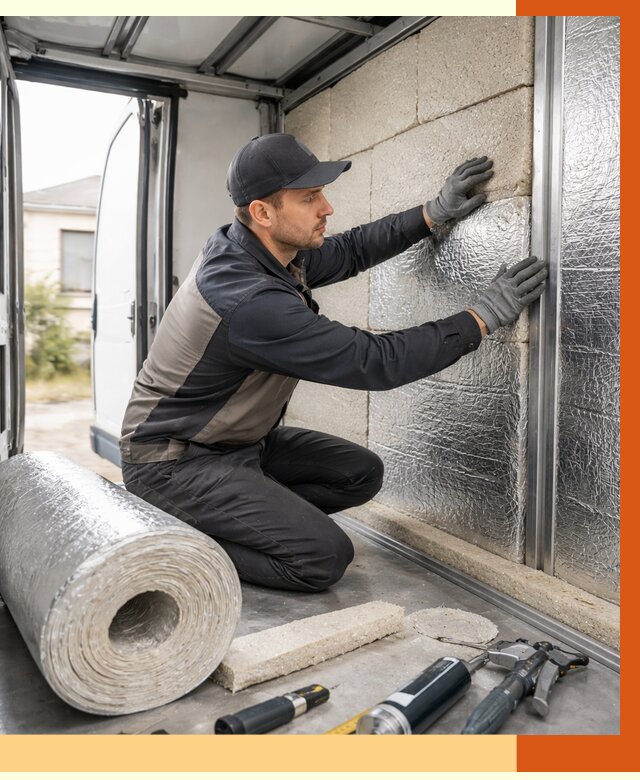 Утепление фургона рефрижератора в Скопине от 13026 руб./м² под ключ | ТепломастерСкп