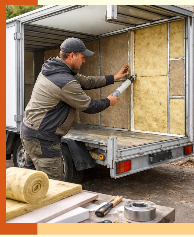 Профессиональное утепление прицепа в Скопине для любых условий