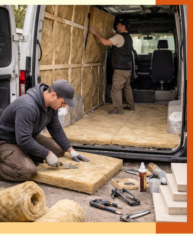 Утепление кемпера в Скопине под ключ от 12505 руб. — профессионально | ТепломастерСкп