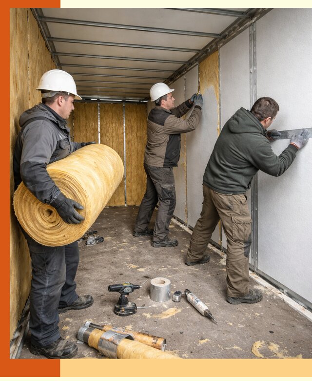 Утепление рефрижераторного контейнера в Скопине профессионально и надежно