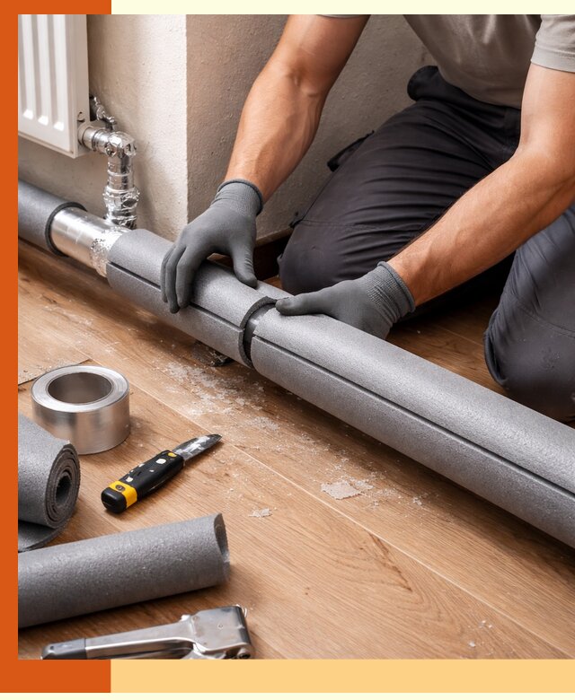 Утепление труб отопления в Скопине: теплоизоляция и защита сети