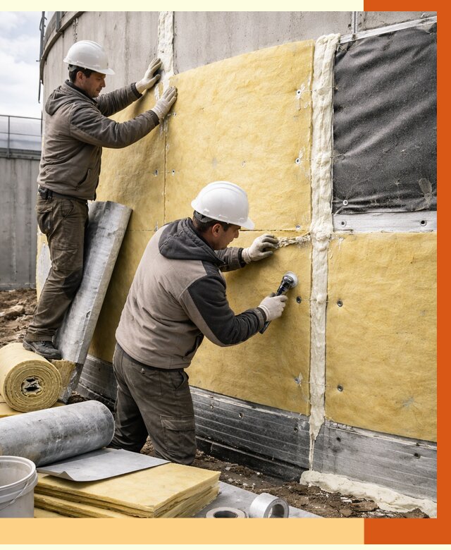 Утепление резервуара в Скопине от 28658 руб/м2 — монтаж ППУ и комплекс под ключ | ТепломастерСкп