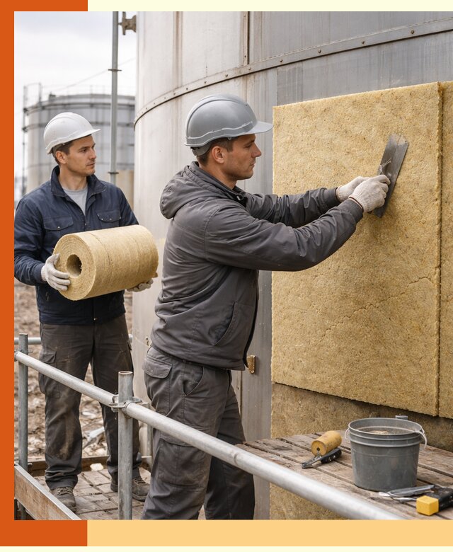 Профессиональное утепление резервуара и теплоизоляция в Скопине