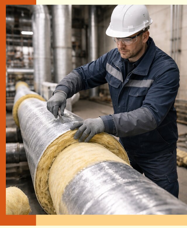 Утепление технологического оборудования и заводских установок в Скопине