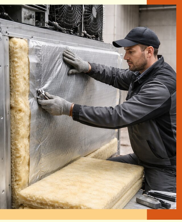 Утепление холодильного агрегата в Скопине от 8858 руб. под ключ | ТепломастерСкп