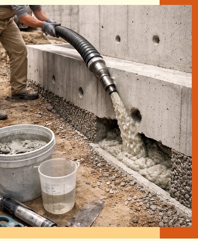 Заполнение полостей фундамента в Скопине от 7086 руб. под ключ | ТепломастерСкп