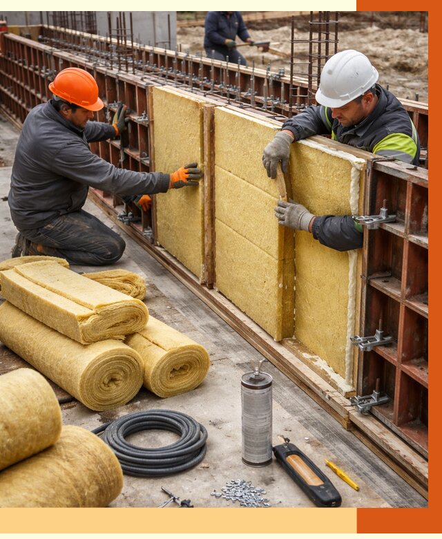 Теплоизоляция опалубки в Скопине от 7503 руб. за м2 — услуги и монтаж | ТепломастерСкп