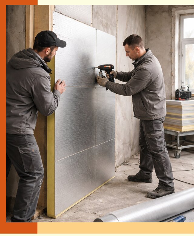 Утепление PIR панелями домов и зданий в Скопине