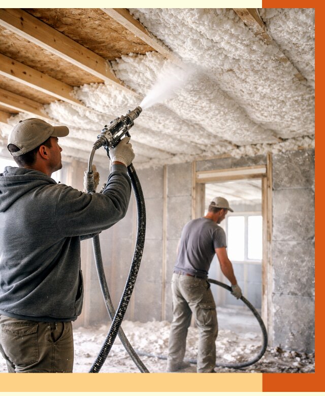 Утепление пеноизолом в Скопине от 1667 руб./м2 под ключ | ТепломастерСкп