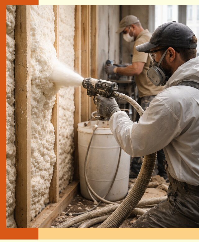 Утепление пеноизолом жилых и коммерческих объектов в Скопине