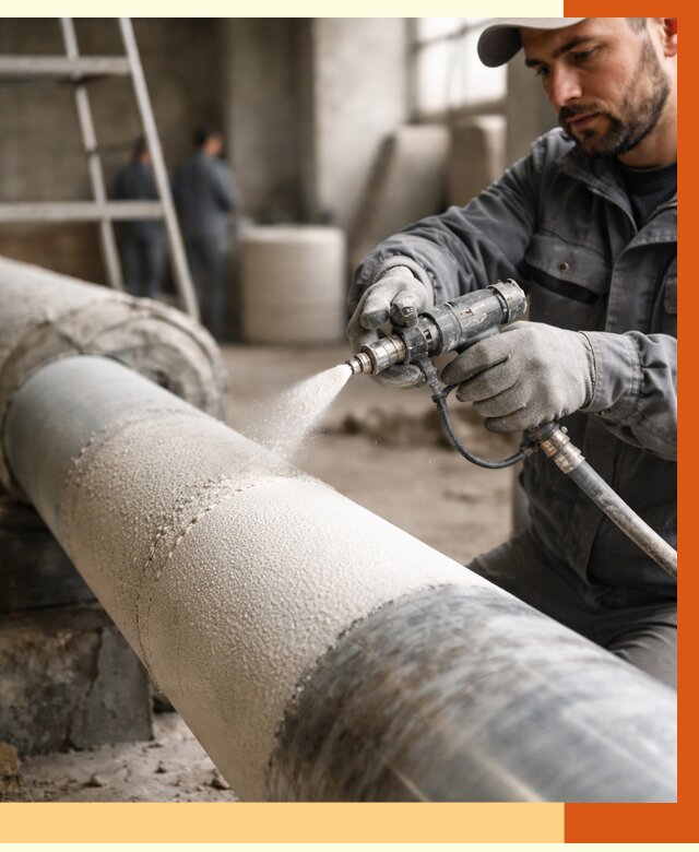 Утепление труб жидкой теплоизоляцией в Скопине от 7816 руб. под ключ | ТепломастерСкп