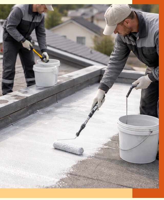 Утепление кровли жидкой теплоизоляцией в Скопине от 2241 руб./м2 | ТепломастерСкп