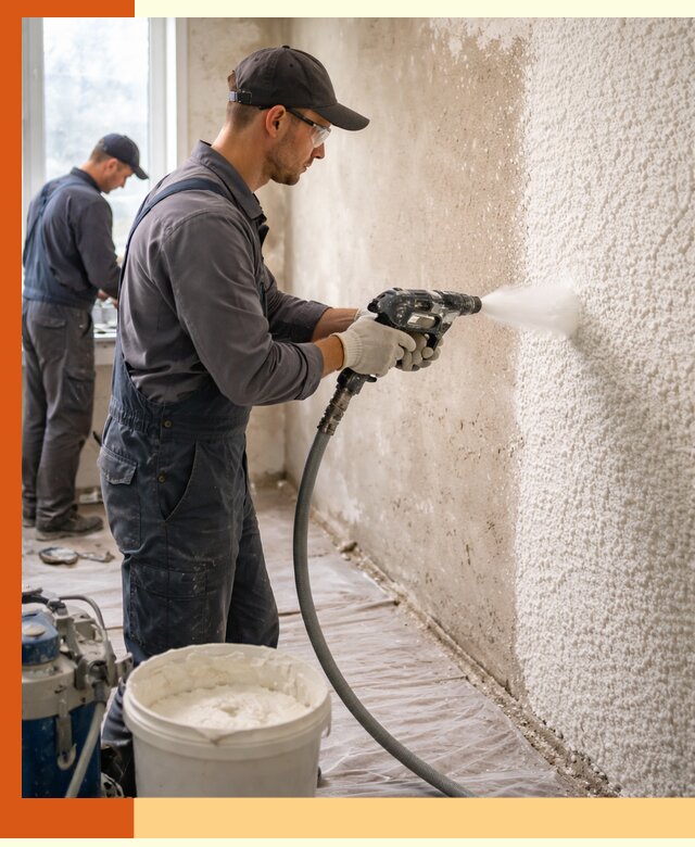 Утепление стен жидкой теплоизоляцией в Скопине для квартир и домов