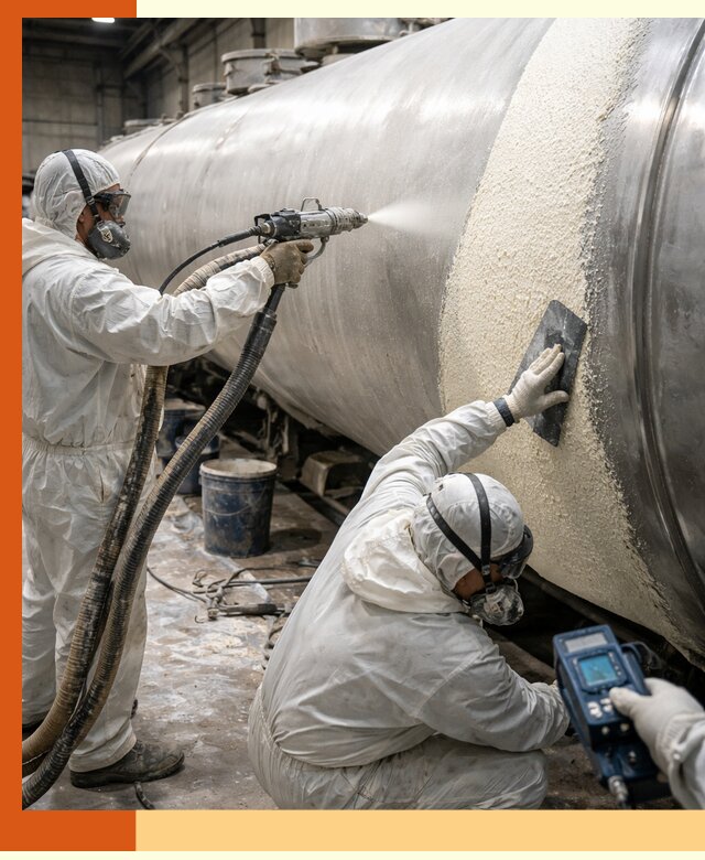 Утепление автоцистерн жидкой теплоизоляцией в Скопине