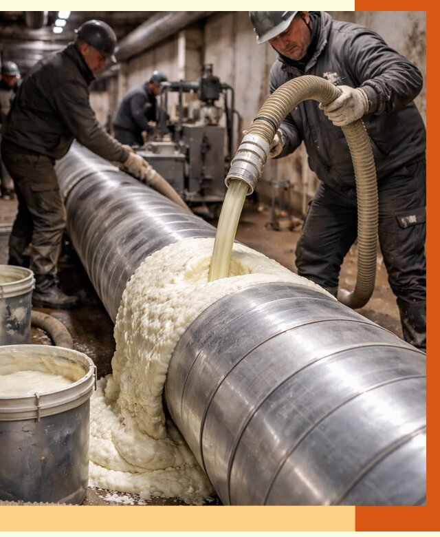 Утепление теплотрассы жидкой теплоизоляцией в Скопине от 4377 руб. | ТепломастерСкп