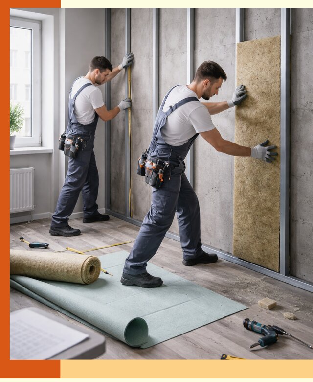 Шумоизоляция квартиры под ключ в Скопине — профессионально и гарантированно