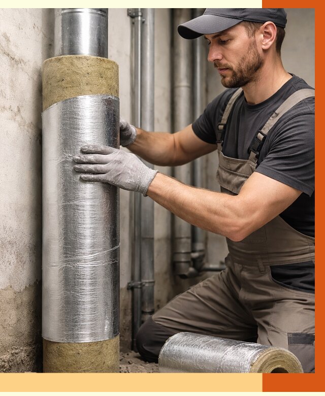 Шумоизоляция труб в Скопине от 1251 руб. — шумоподавление и звукоизоляция труб | ТепломастерСкп