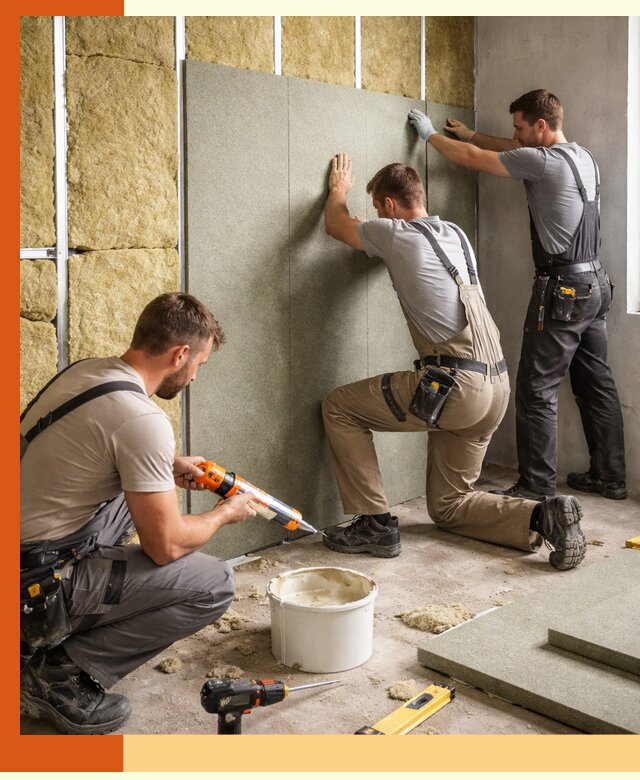 Профессиональная шумоизоляция стен в Скопине для квартир и домов