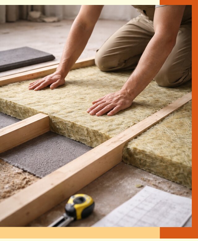 Шумоизоляция пола в Скопине от 1303 руб./м² — профессиональная звукоизоляция | ТепломастерСкп