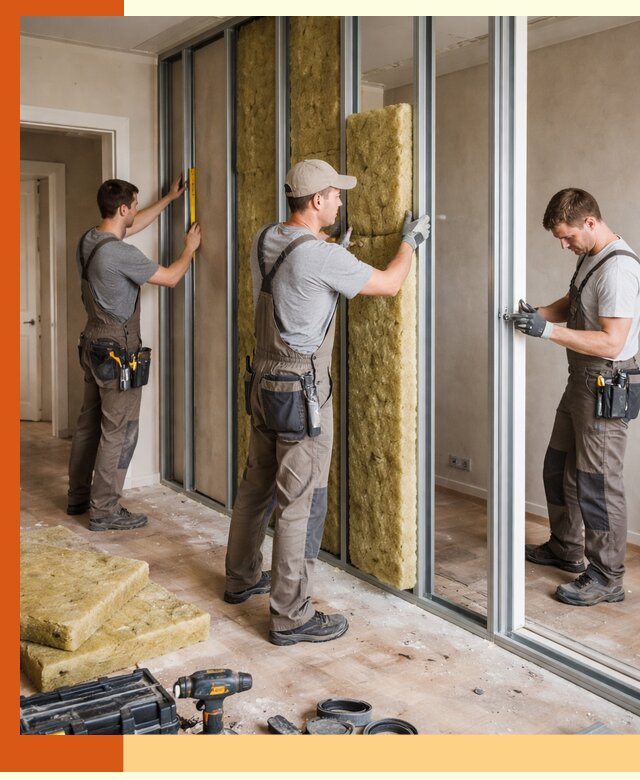 Шумоизоляция межкомнатных перегородок в Скопине эффективно и надёжно