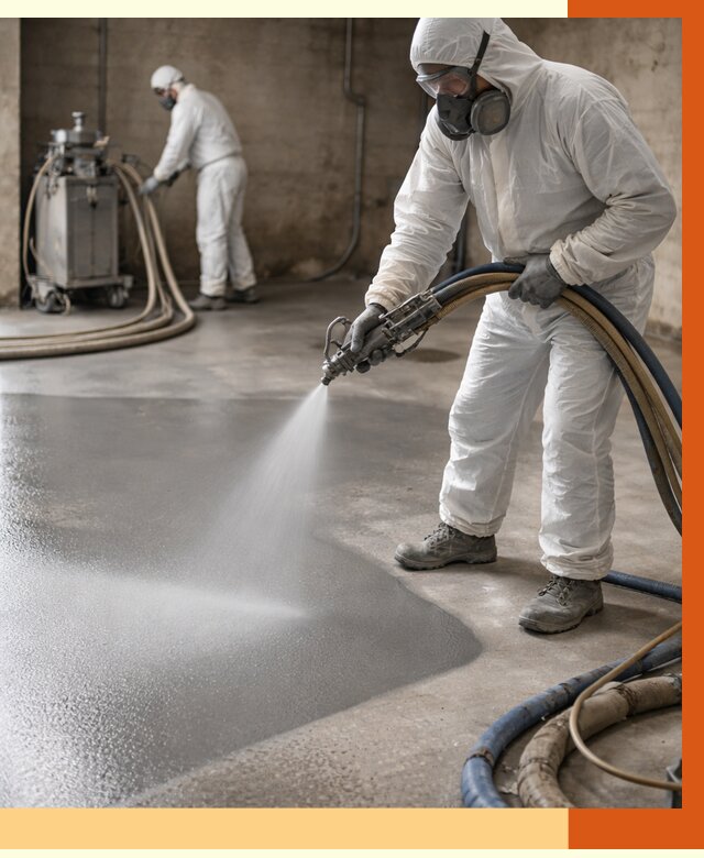 Гидроизоляция полимочевиной в Скопине от 8858 руб/м² — напыление полимерной гидроизоляции | ТепломастерСкп