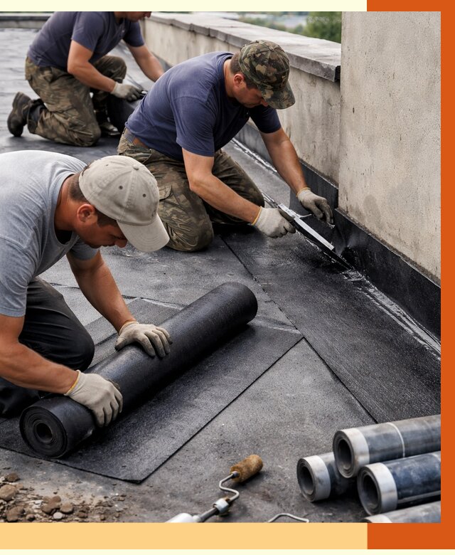Гидроизоляция кровли в Скопине от 4689 руб. — профессиональная гидроизоляция крыши | ТепломастерСкп