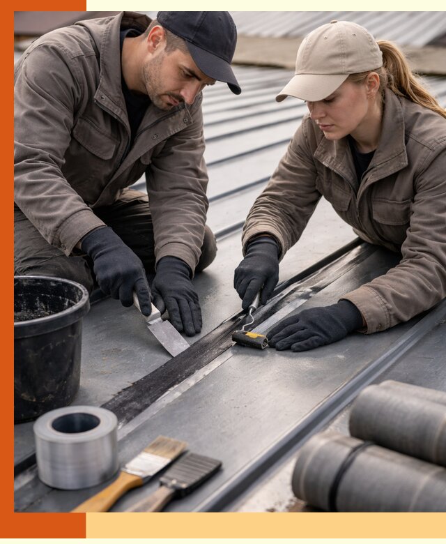 Гидроизоляция фальцевой кровли в Скопине качественно и надежно
