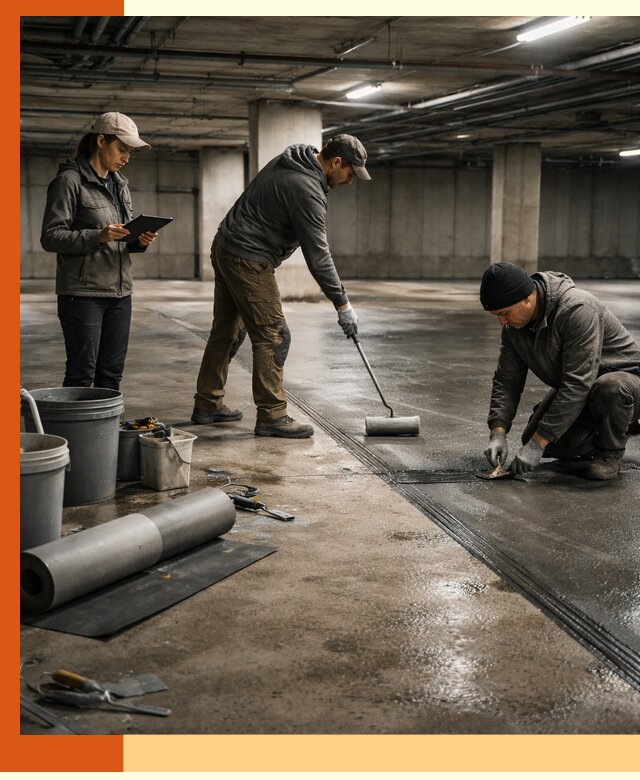 Гидроизоляция паркинга в Скопине: качественная защита зданий